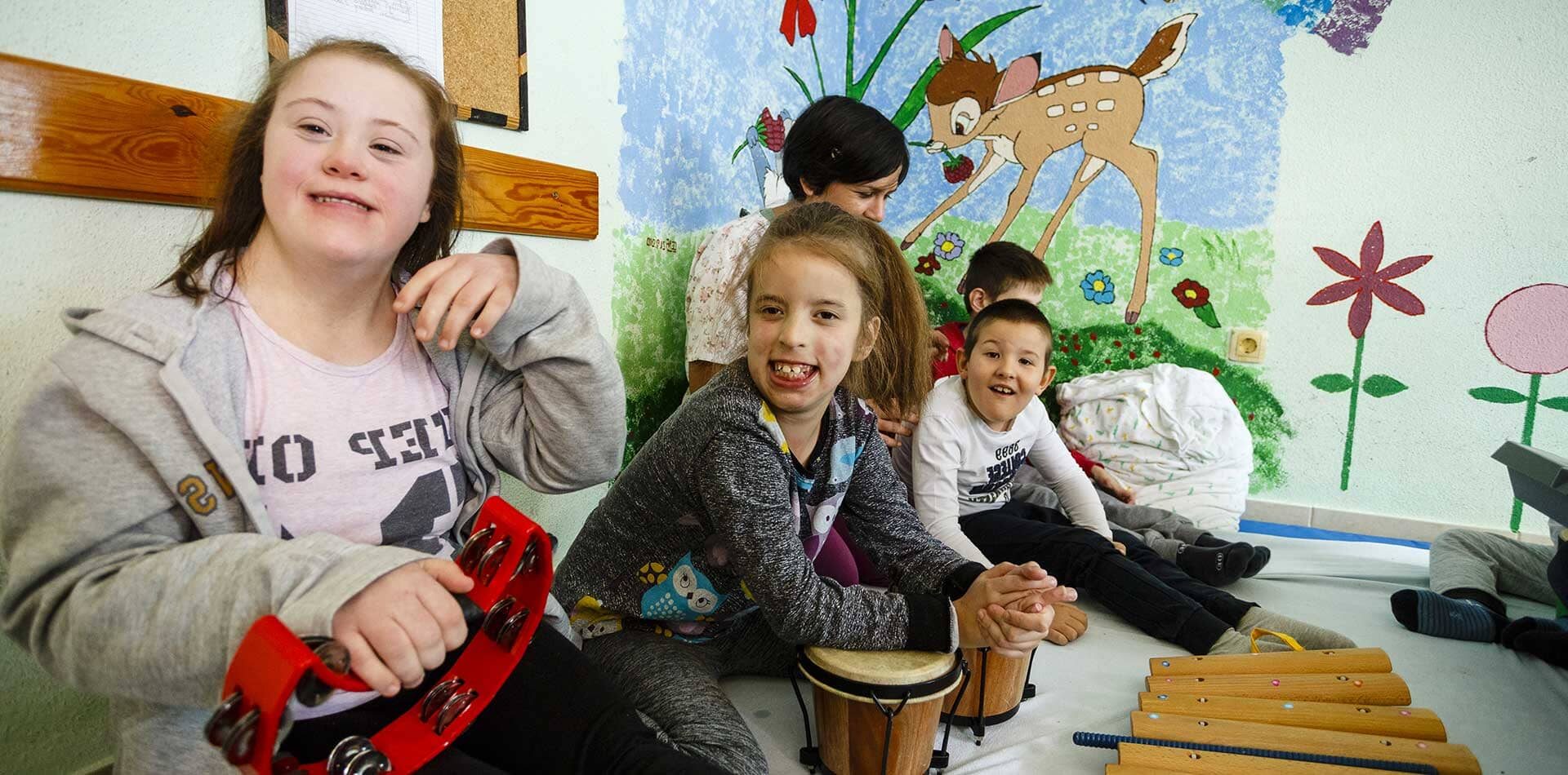 I bambini del Centro di riabilitazione Marija Naša Nada a Široki Brijeg